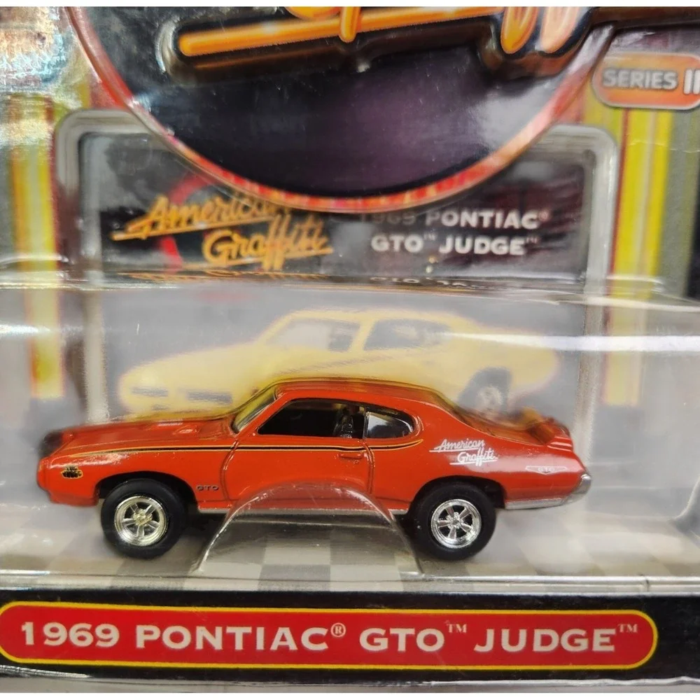 Motormax American Graffiti Series II 1:64 1969 Pontiac GTO Judge Red Diecast